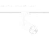 Aluminiowa lampa szynowa LED Battice