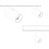 Aluminiowa lampa szynowa LED Knic