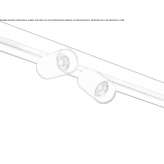 Aluminiowa lampa szynowa LED Beringen