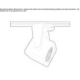 Aluminum LED track lamp Yaguajay