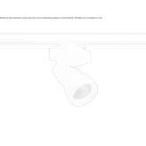Aluminiowa lampa szynowa ze ściemniaczem Kinnula