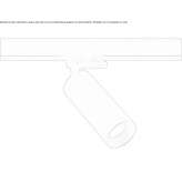Aluminiowa lampa szynowa ze ściemniaczem Yezupil