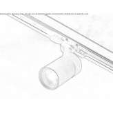 Oświetlenie szynowe LED z aluminium malowanego proszkowo Metz
