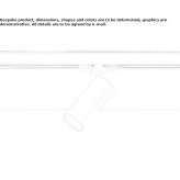 Lampa szynowa LED z wytłaczanego aluminium Urla