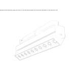 Aluminum LED track lamp Mietne