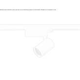 Aluminum track lamp with dimmer Dubynove