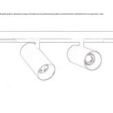 LED track lighting made of powder-coated aluminum Ivanivka