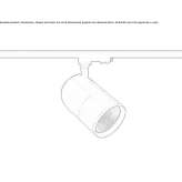 Aluminum LED rail fixture with dimmer Covenas