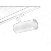 Oświetlenie szynowe LED z aluminium malowanego proszkowo Ailano