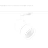 Aluminum track lamp with dimmer Kalynove