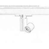 LED track lighting made of powder-coated aluminum Jaemsae
