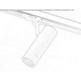Oświetlenie szynowe LED z aluminium malowanego proszkowo Caracoli