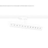 Aluminum LED track lamp Neutal