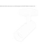 Adjustable semi-recessed aluminum LED spotlight Kurnach