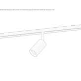 Aluminiowa lampa szynowa LED Kurnach