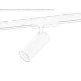 Aluminiowa lampa szynowa LED Kurnach