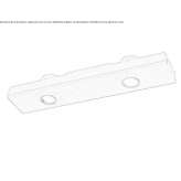 Aluminum LED track lamp Pledran