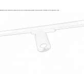 Aluminiowa lampa szynowa LED Siviano