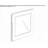 Latarnia schodowa z malowanego metalu Parvomay