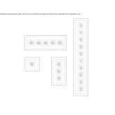 Rectangular aluminum LED spotlight for recessing Blagny
