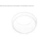 Recessed round plaster spotlight for suspended ceilings Bacles