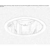 LED ceiling spotlight made of polycarbonate Malhador