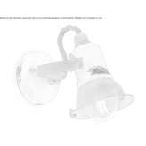 Adjustable, round, ceramic reflector for wall mounting Parndorf