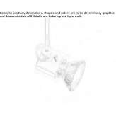 Adjustable aluminum reflector, halogen Riorges