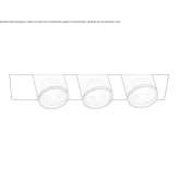 Multi-point recessed LED spotlight Seyssins
