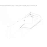 Adjustable LED spotlight for wall mounting Huatusco