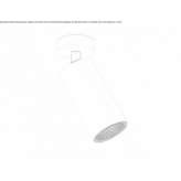 Adjustable LED ceiling spotlight Virojoki