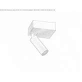 Adjustable LED ceiling spotlight Virojoki