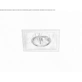 Recessed square LED spotlight Banastas