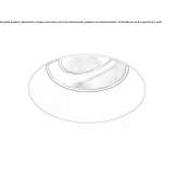 Round recessed LED spotlight Banastas