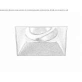 Adjustable square LED reflector Banastas