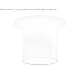 Round LED ceiling spotlight in glass and steel Abusejo