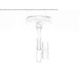 LED ceiling spotlight made of die-cast aluminum Sarina