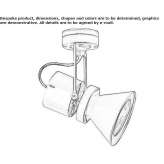 Regulowany reflektor LED z odlewanego ciśnieniowo aluminium Stree