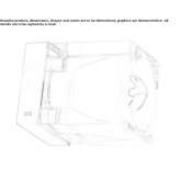 Crystal spotlight for wall mounting Astakos