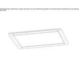 Prostokątny aluminiowy reflektor LED z funkcją ściemniania Apatou