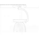 LED ceiling spotlight made of die-cast aluminum Sarina