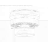 LED ceiling spotlight made of die-cast aluminum Sarina