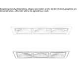 Extruded aluminum LED wall washer Ilowa