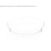 Round recessed spotlight made of die-cast aluminum Kaarina