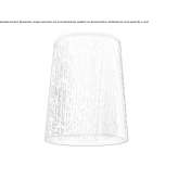 Round LED ceiling spotlight in oak color Regoledo