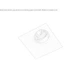Square aluminum LED reflector Badeni