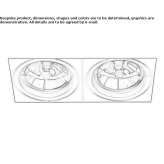 Recessed, adjustable multi-spot spotlight Sracinec