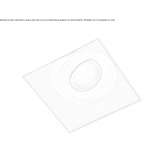 Square aluminum LED reflector Badeni