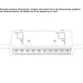 Recessed, adjustable spotlight for suspended ceilings Cayuga