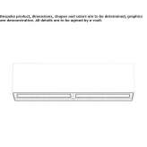 Aluminiowa podkładka ścienna LED do sufitu Ubrique